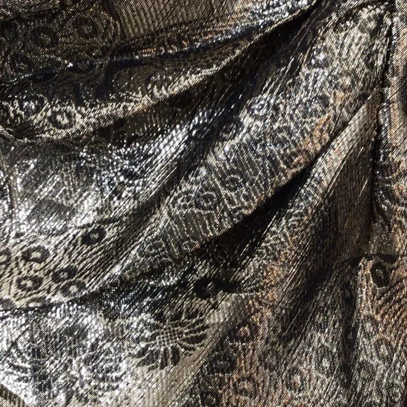 Luxe Metallic Gold & Black Camisole 1990’s Top M - Picture 5 of 15